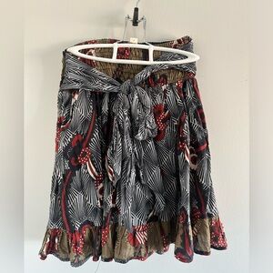 Anthropologie Floral Skirt